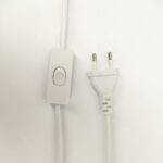 TEKTON ΦΩΤΙΣΤΙΚΟ ΕΠΙΤΡΑΠΕΖΙΟ 25x25x50cm ΚΕΡΑΜΙΚΟ ΓΚΡΙ ΛΙΝΟ ΛΕΥΚΟ 034596 - Image 5