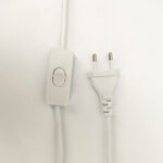 EGLI ΦΩΤΙΣΤΙΚΟ ΕΠΙΤΡΑΠΕΖΙΟ 34x34x100cm ΚΕΡΑΜΙΚΟ TERRACOTTA ΛΙΝΟ ΛΕΥΚΟ 034600 - Image 5