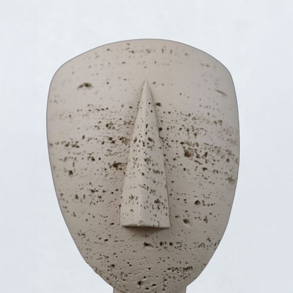 AURA I ΔΙΑΚΟΣΜΗΤΙΚΟ ΠΡΟΣΩΠΟ 19x14x26cm RESIN ΚΑΦΕ ΑΝΟΙΧΤΟ 034602 - Image 2