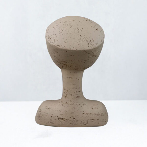 AURA I ΔΙΑΚΟΣΜΗΤΙΚΟ ΠΡΟΣΩΠΟ 19x14x26cm RESIN ΚΑΦΕ ΑΝΟΙΧΤΟ 034602 - Image 4