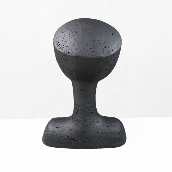 AURA II ΔΙΑΚΟΣΜΗΤΙΚΟ ΠΡΟΣΩΠΟ 19x14x26cm RESIN ΜΑΥΡΟ 034603 - Image 4