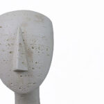 AURA III ΔΙΑΚΟΣΜΗΤΙΚΟ ΠΡΟΣΩΠΟ 19x14x26cm RESIN ΜΠΕΖ 034604 - Image 2