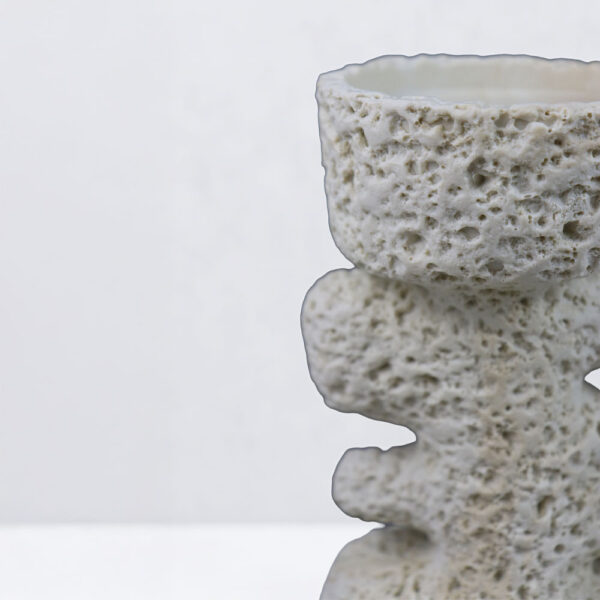 KYCLADIC III ΚΗΡΟΠΗΓΙΟ ΔΙΑΚΟΣΜΗΤΙΚΟ 12x10x20cm RESIN ΜΠΕΖ 034607 - Image 2