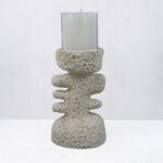 KYCLADIC III ΚΗΡΟΠΗΓΙΟ ΔΙΑΚΟΣΜΗΤΙΚΟ 12x10x20cm RESIN ΜΠΕΖ 034607 - Image 4