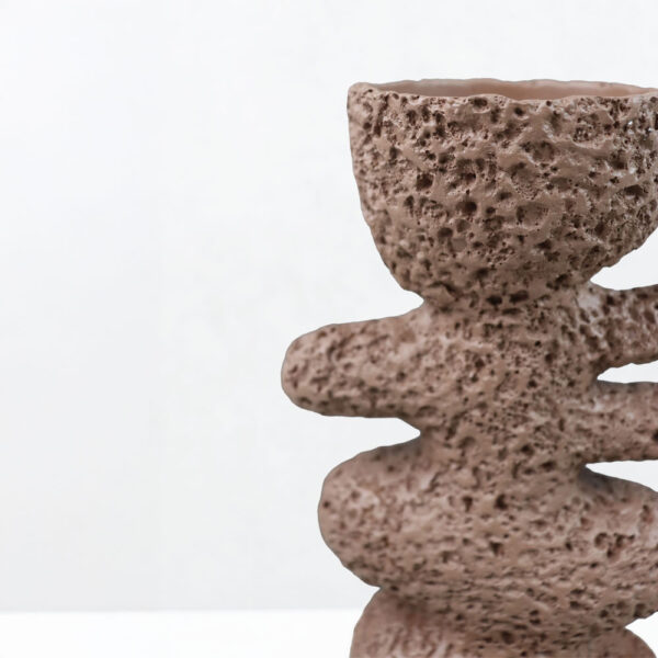 LUSTRE I ΚΗΡΟΠΗΓΙΟ ΔΙΑΚΟΣΜΗΤΙΚΟ 14.5x9.5x25cm RESIN ΚΑΦΕ 034608 - Image 2