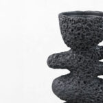 LUSTRE II ΚΗΡΟΠΗΓΙΟ ΔΙΑΚΟΣΜΗΤΙΚΟ 14.5x9.5x25cm RESIN ΜΑΥΡΟ 034609 - Image 2