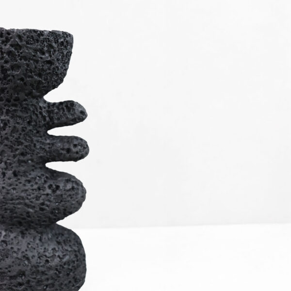 LUSTRE II ΚΗΡΟΠΗΓΙΟ ΔΙΑΚΟΣΜΗΤΙΚΟ 14.5x9.5x25cm RESIN ΜΑΥΡΟ 034609 - Image 3