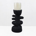 LUSTRE II ΚΗΡΟΠΗΓΙΟ ΔΙΑΚΟΣΜΗΤΙΚΟ 14.5x9.5x25cm RESIN ΜΑΥΡΟ 034609 - Image 4