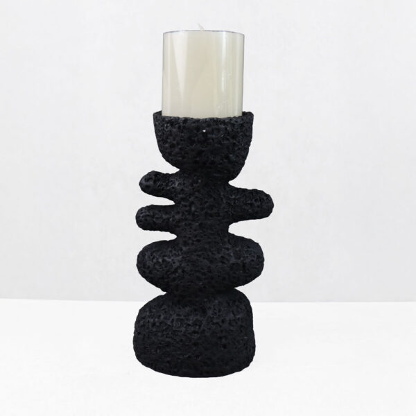 LUSTRE II ΚΗΡΟΠΗΓΙΟ ΔΙΑΚΟΣΜΗΤΙΚΟ 14.5x9.5x25cm RESIN ΜΑΥΡΟ 034609 - Image 4