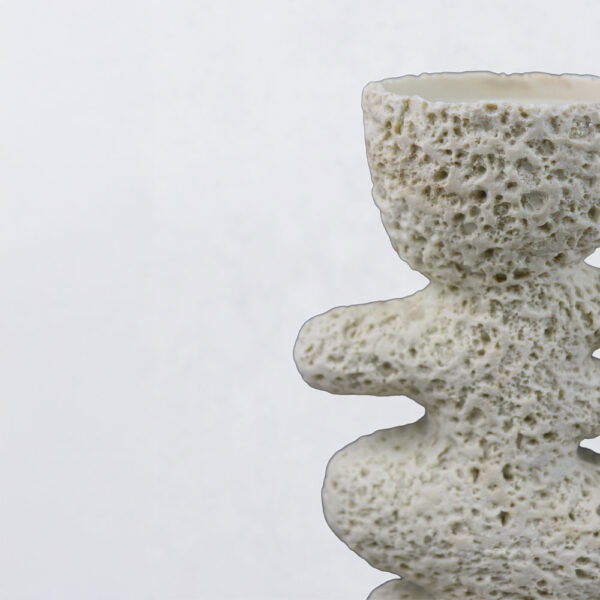LUSTRE III ΚΗΡΟΠΗΓΙΟ ΔΙΑΚΟΣΜΗΤΙΚΟ 14.5x9.5x25cm RESIN ΜΠΕΖ 034610 - Image 2