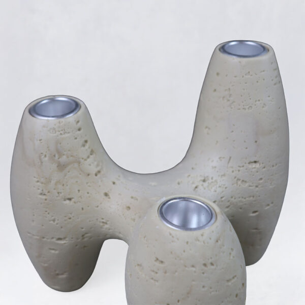 TRIPTYCH III ΚΗΡΟΠΗΓΙΟ ΔΙΑΚΟΣΜΗΤΙΚΟ 18.5x15.5x15.5cm RESIN ΜΠΕΖ 034613 - Image 2