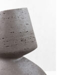 LOOMA II ΒΑΖΟ 28.5x15.5x34.5cm RESIN ΚΑΦΕ ΣΚΟΥΡΟ 034615 - Image 2