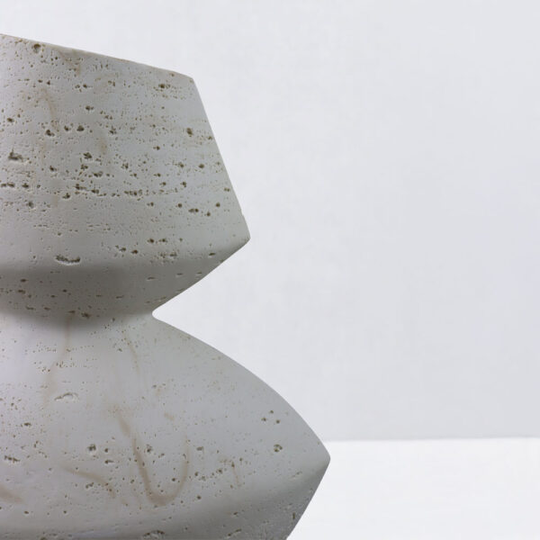 LOOMA III ΒΑΖΟ 28.5x15.5x34.5cm RESIN ΜΠΕΖ 034616 - Image 2