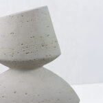 LOOMA III ΒΑΖΟ 28.5x15.5x34.5cm RESIN ΜΠΕΖ 034616 - Image 3