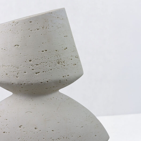 LOOMA III ΒΑΖΟ 28.5x15.5x34.5cm RESIN ΜΠΕΖ 034616 - Image 3