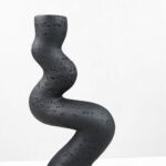 ANGLES I ΚΗΡΟΠΗΓΙΟ ΔΙΑΚΟΣΜΗΤΙΚΟ 10.5x7x23.5cm RESIN ΜΑΥΡΟ 034617 - Image 2