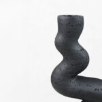 ANGLES I ΚΗΡΟΠΗΓΙΟ ΔΙΑΚΟΣΜΗΤΙΚΟ 10.5x7x23.5cm RESIN ΜΑΥΡΟ 034617 - Image 3