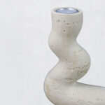 ANGLES II ΚΗΡΟΠΗΓΙΟ ΔΙΑΚΟΣΜΗΤΙΚΟ 10.5x7x23.5cm RESIN ΜΠΕΖ 034618 - Image 2