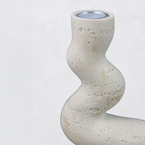 ANGLES II ΚΗΡΟΠΗΓΙΟ ΔΙΑΚΟΣΜΗΤΙΚΟ 10.5x7x23.5cm RESIN ΜΠΕΖ 034618 - Image 2