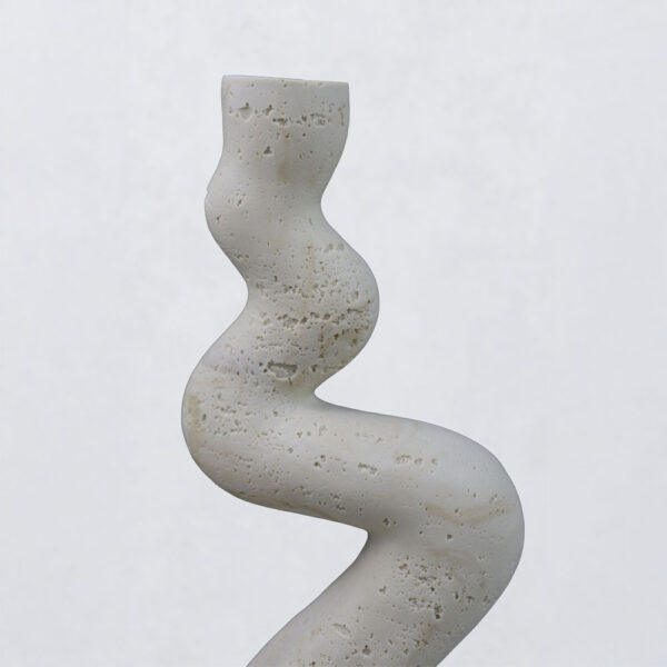 ANGLES II ΚΗΡΟΠΗΓΙΟ ΔΙΑΚΟΣΜΗΤΙΚΟ 10.5x7x23.5cm RESIN ΜΠΕΖ 034618 - Image 3