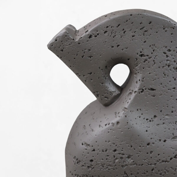 ARCHON I ΔΙΑΚΟΣΜΗΤΙΚΟ ΑΛΟΓΟ 17x7.5x22cm RESIN ΚΑΦΕ ΣΚΟΥΡΟ 034619 - Image 2