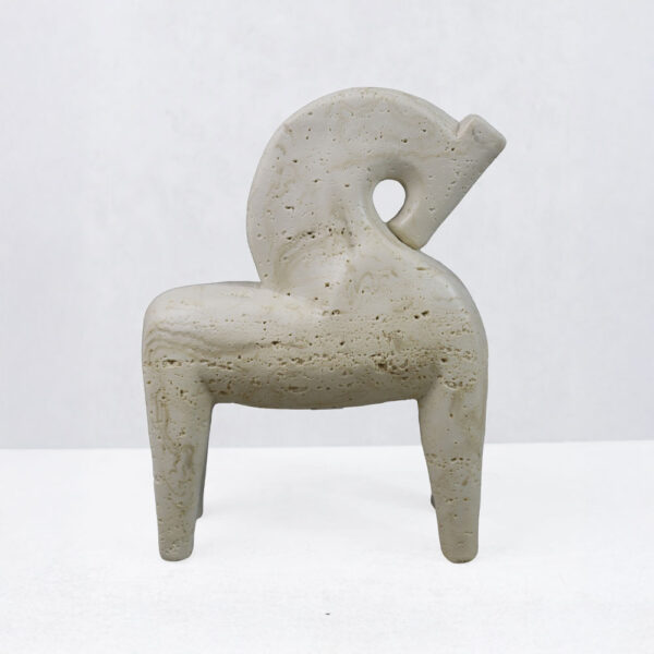 ARCHON II ΔΙΑΚΟΣΜΗΤΙΚΟ ΑΛΟΓΟ 17x7.5x22cm RESIN ΜΠΕΖ 034620 - Image 3