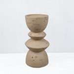 EQUINOX I ΚΗΡΟΠΗΓΙΟ ΔΙΑΚΟΣΜΗΤΙΚΟ 10x10x20cm RESIN ΚΑΦΕ ΑΝΟΙΧΤΟ 034621