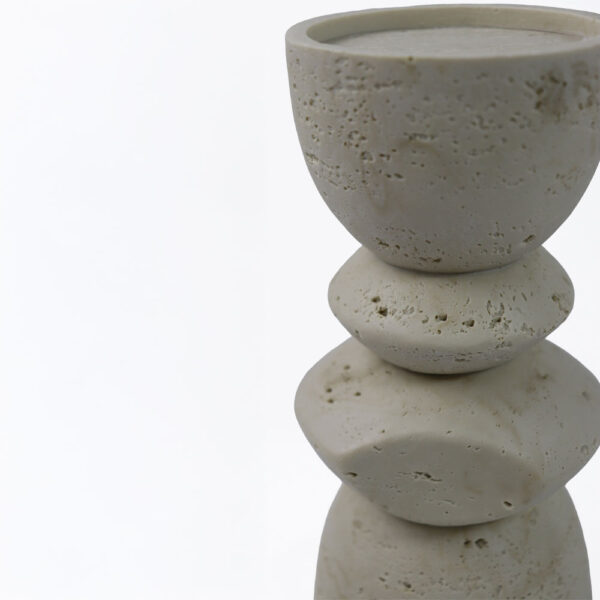 EQUINOX II ΚΗΡΟΠΗΓΙΟ ΔΙΑΚΟΣΜΗΤΙΚΟ 10x10x20cm RESIN ΜΠΕΖ 034622 - Image 2