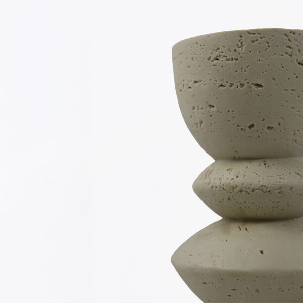 EQUINOX II ΚΗΡΟΠΗΓΙΟ ΔΙΑΚΟΣΜΗΤΙΚΟ 10x10x20cm RESIN ΜΠΕΖ 034622 - Image 3