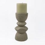 EQUINOX II ΚΗΡΟΠΗΓΙΟ ΔΙΑΚΟΣΜΗΤΙΚΟ 10x10x20cm RESIN ΜΠΕΖ 034622 - Image 4