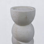 PHAROS II ΚΗΡΟΠΗΓΙΟ ΔΙΑΚΟΣΜΗΤΙΚΟ 10.5x10.5x25cm RESIN ΜΠΕΖ 034624 - Image 2