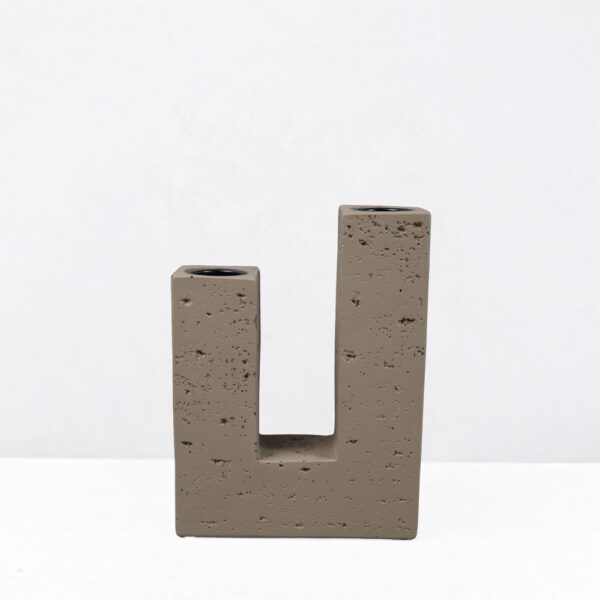 FLUX I ΚΗΡΟΠΗΓΙΟ ΔΙΑΚΟΣΜΗΤΙΚΟ 12x4x16cm RESIN ΚΑΦΕ 034625 - Image 3