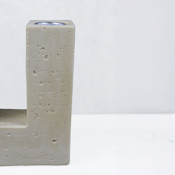 FLUX III ΚΗΡΟΠΗΓΙΟ ΔΙΑΚΟΣΜΗΤΙΚΟ 12x4x16cm RESIN ΜΠΕΖ 034627 - Image 4