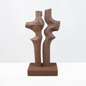 DUET I ΔΙΑΚΟΣΜΗΤΙΚΟ 16x9x31.5cm RESIN ΚΑΦΕ 034628