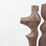 DUET I ΔΙΑΚΟΣΜΗΤΙΚΟ 16x9x31.5cm RESIN ΚΑΦΕ 034628 - Image 2