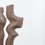 DUET I ΔΙΑΚΟΣΜΗΤΙΚΟ 16x9x31.5cm RESIN ΚΑΦΕ 034628 - Image 3