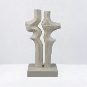 DUET I ΔΙΑΚΟΣΜΗΤΙΚΟ 16x9x31.5cm RESIN ΜΠΕΖ 034629