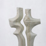 DUET I ΔΙΑΚΟΣΜΗΤΙΚΟ 16x9x31.5cm RESIN ΜΠΕΖ 034629 - Image 3