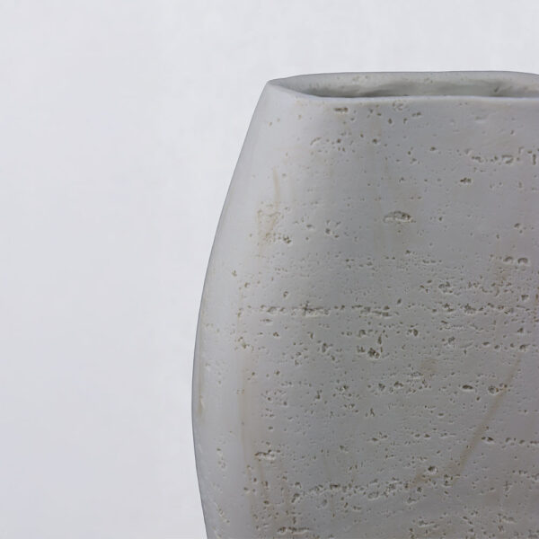 ORBIX II ΒΑΖΟ 19.5x13x35cm RESIN ΜΠΕΖ 034631 - Image 2