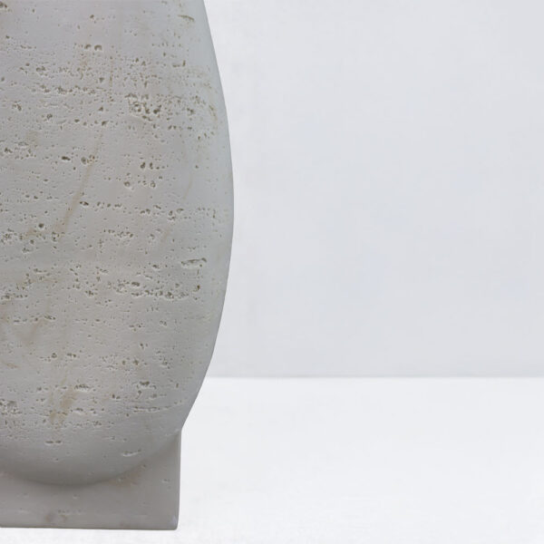 ORBIX II ΒΑΖΟ 19.5x13x35cm RESIN ΜΠΕΖ 034631 - Image 3