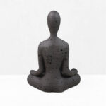 MORPH I ΔΙΑΚΟΣΜΗΤΙΚΟ ΣΩΜΑ 13x7.5x17.5cm RESIN ΚΑΦΕ ΣΚΟΥΡΟ 034632 - Image 4