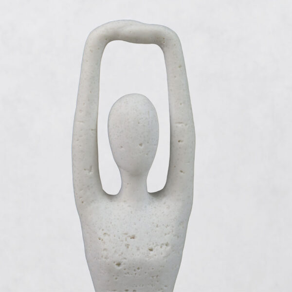 MORPH V ΔΙΑΚΟΣΜΗΤΙΚΟ ΣΩΜΑ 12.5x8x21cm RESIN ΑΣΠΡΟ 034636 - Image 2