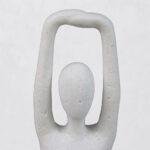 MORPH V ΔΙΑΚΟΣΜΗΤΙΚΟ ΣΩΜΑ 12.5x8x21cm RESIN ΑΣΠΡΟ 034636 - Image 3