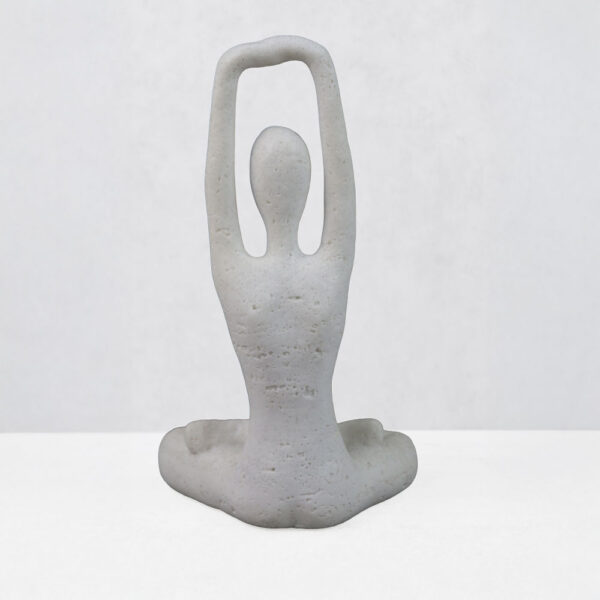 MORPH V ΔΙΑΚΟΣΜΗΤΙΚΟ ΣΩΜΑ 12.5x8x21cm RESIN ΑΣΠΡΟ 034636 - Image 4