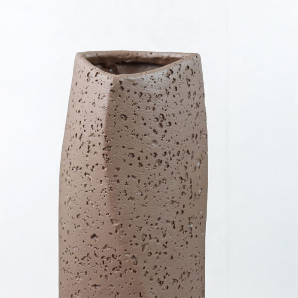 VOID I ΒΑΖΟ 16.5x14.5x39cm RESIN ΚΑΦΕ 034638 - Image 2