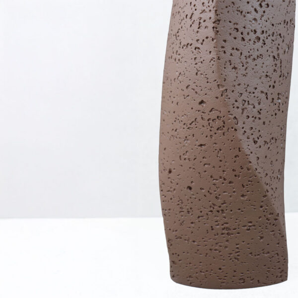 VOID I ΒΑΖΟ 16.5x14.5x39cm RESIN ΚΑΦΕ 034638 - Image 3