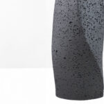 VOID II ΒΑΖΟ 16.5x14.5x39cm RESIN ΜΑΥΡΟ 034639 - Image 3