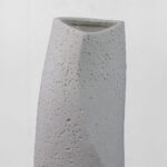 VOID III ΒΑΖΟ 16.5x14.5x39cm RESIN ΑΣΠΡΟ 034640 - Image 2