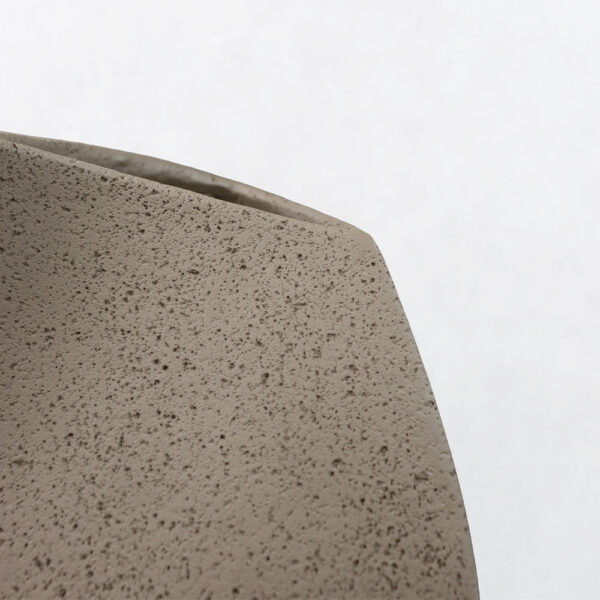 ELYSE I ΒΑΖΟ 20x19x28cm RESIN ΚΑΦΕ 034641 - Image 2