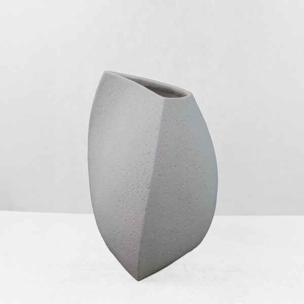 ELYSE II ΒΑΖΟ 20x19x28cm RESIN ΑΣΠΡΟ 034642 - Image 2